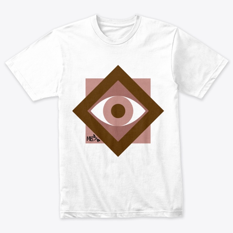 Brown Evil Eye Tee