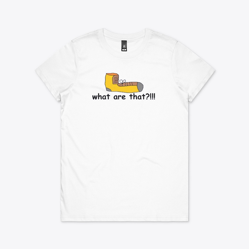 its a shoe... and it says what are that