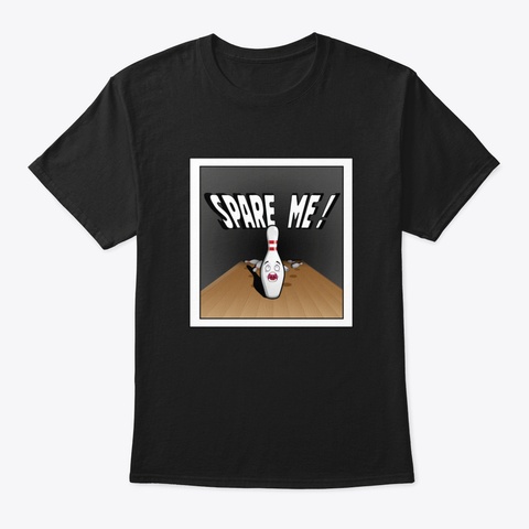 Spare Me 2 Black T-Shirt Front