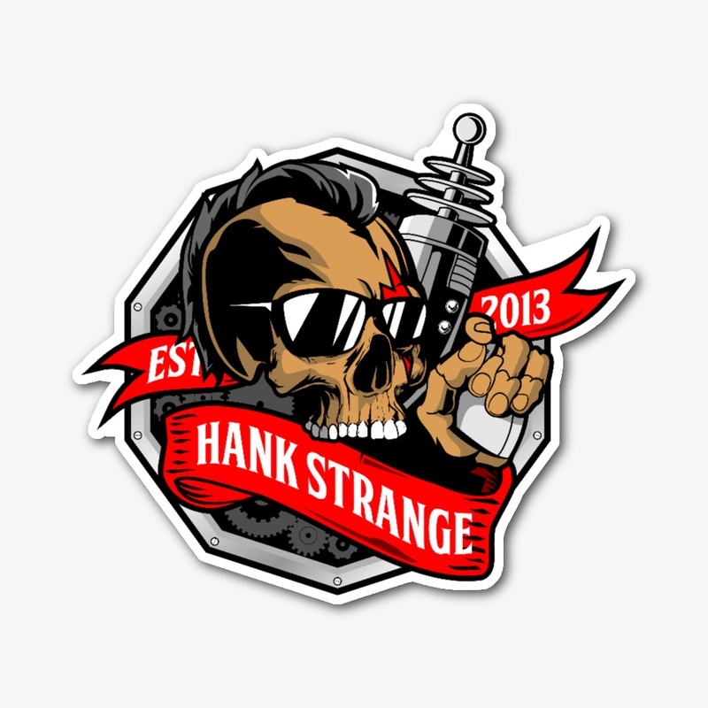 Hank Strange Laser Blaster Sticker