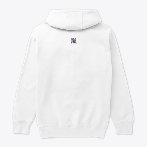 Purple Heart Soc. Hoodie (Alt)   White White Kaos Back