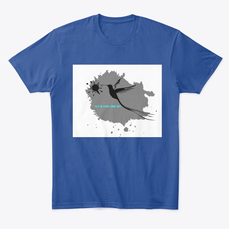 Fly in your own sky design  t-shirt 