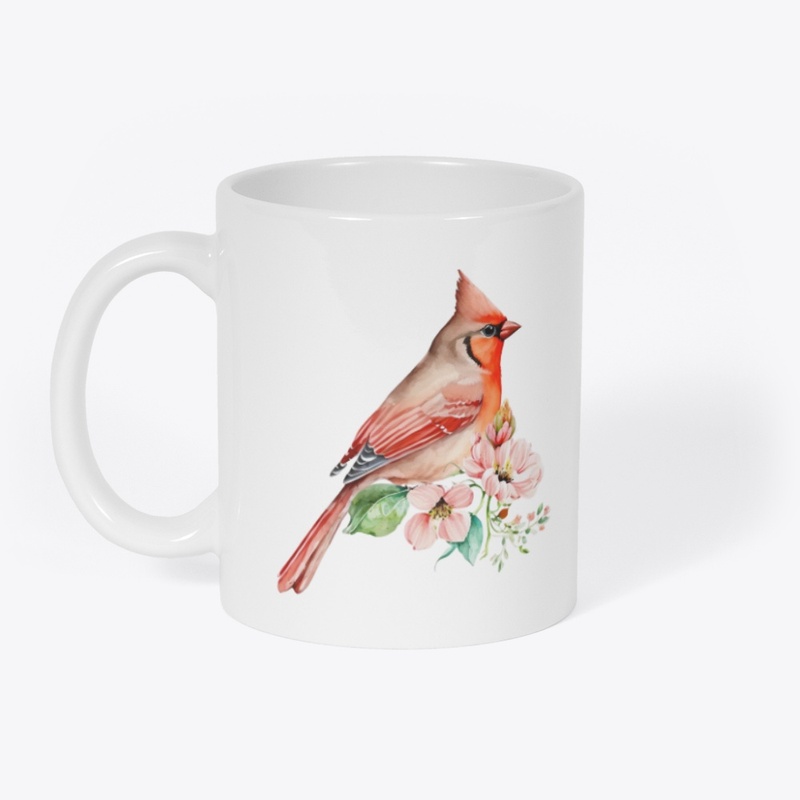 Cardinal Bird in Spring 