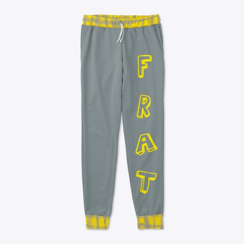Gray and Gold Abstract Frat 