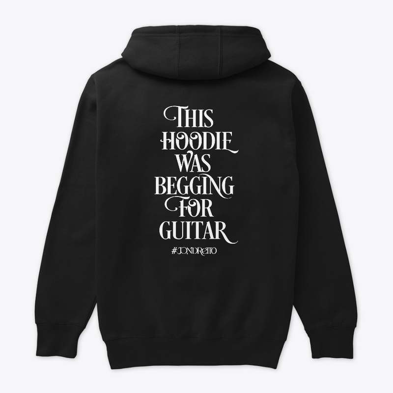"Begging for Guitar" Hoodie - Black
