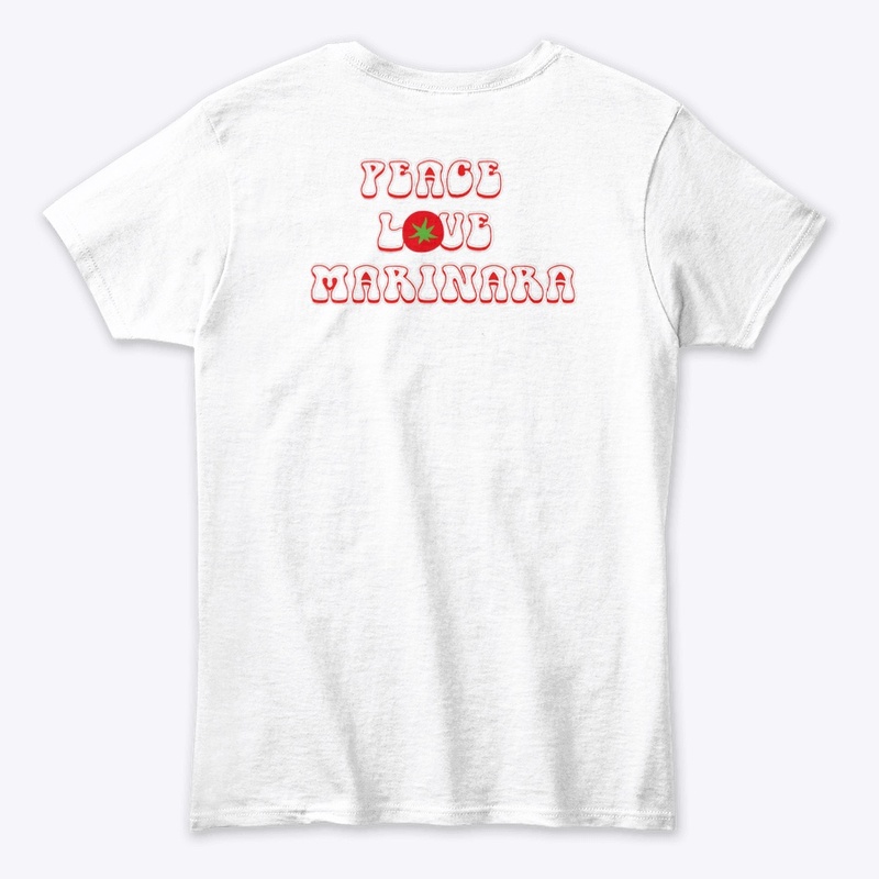 Stoners “Peace,Love &Marinara’” White 