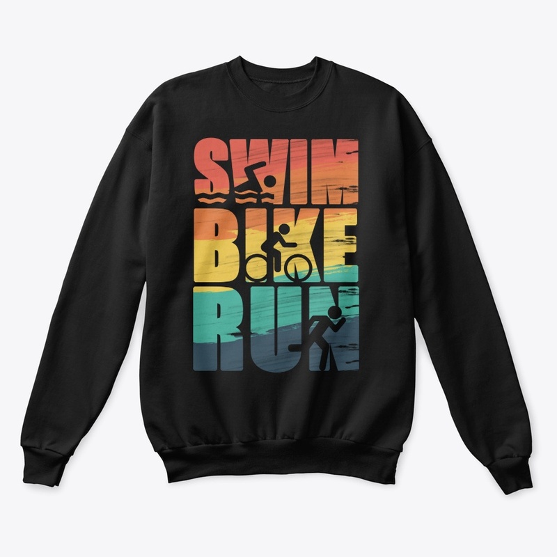 Triathlon Sports swim bike run T-Shirt