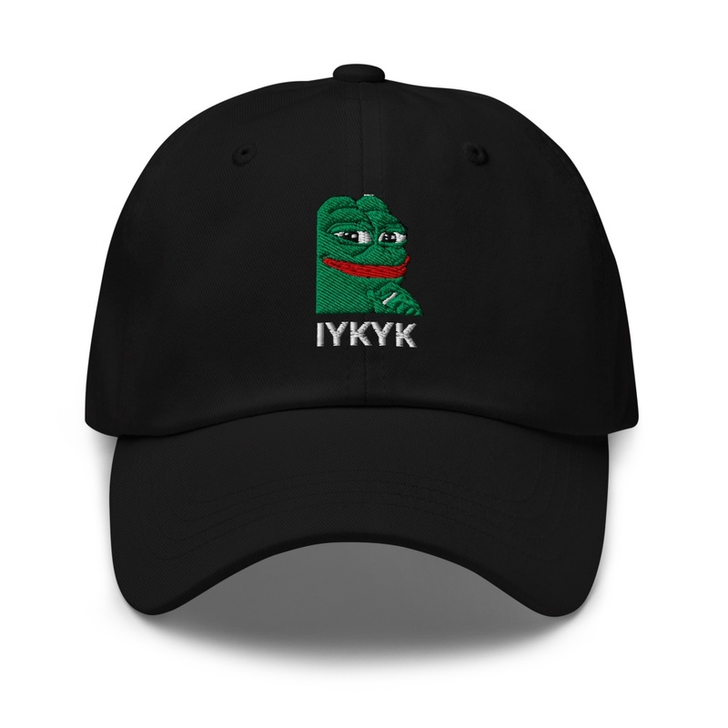 Pepe IYKYK Hat Collecton