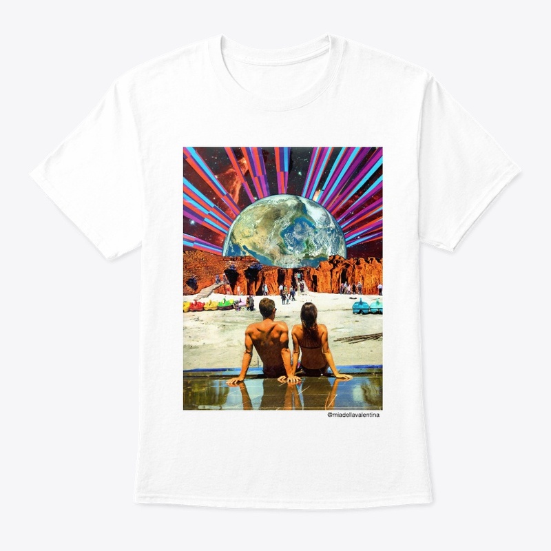 Psychadelic Planet Collage Art