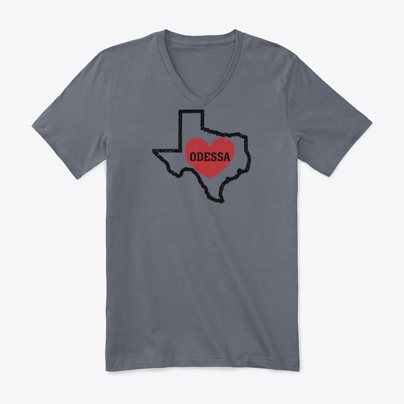Odessa Texas Heart Shirt City State