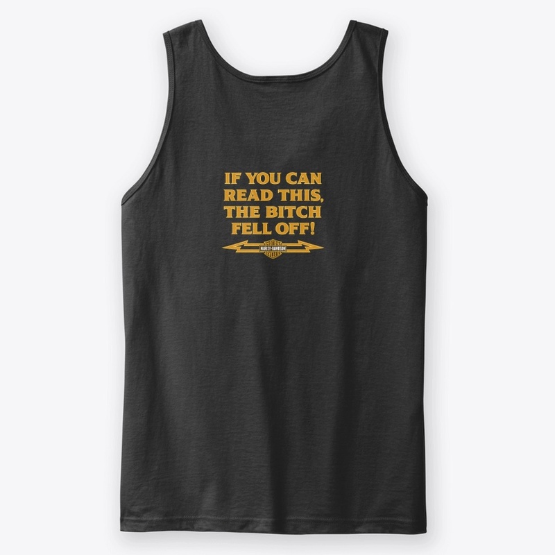 "If You Can Read This" Biker Back print 