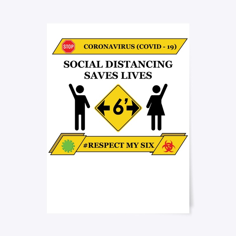 Coronavirus  Social Distancing Tee 
