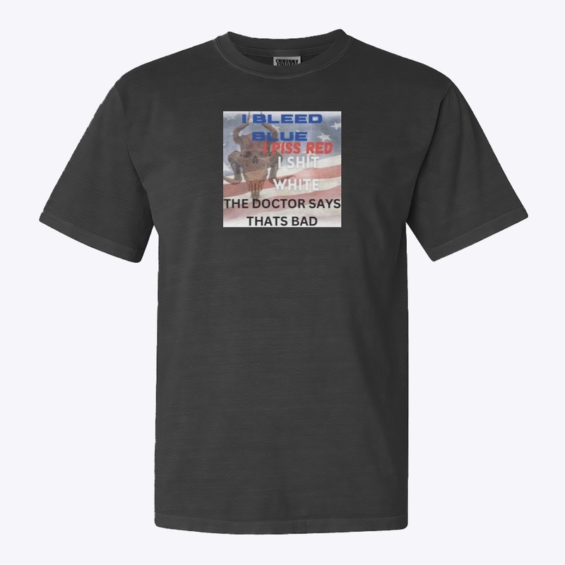 I bleed red white and blue
