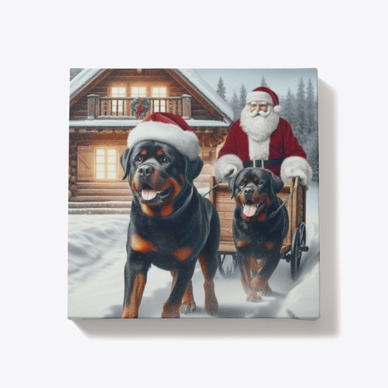 Rottweilers & Santa