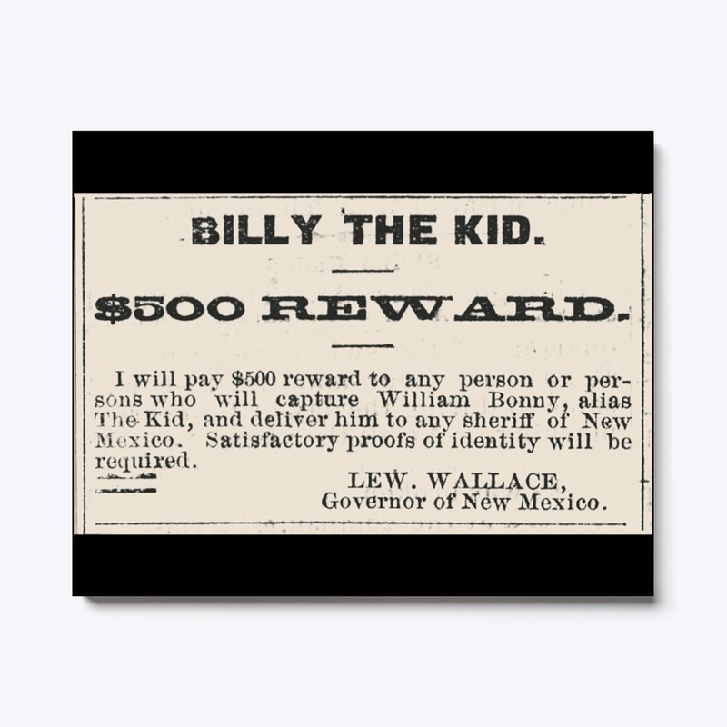 Billy The Kid Wanted Poster