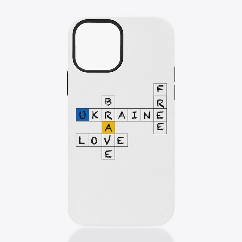 iPhone Case Ukraine Love Free Brave 💙💛