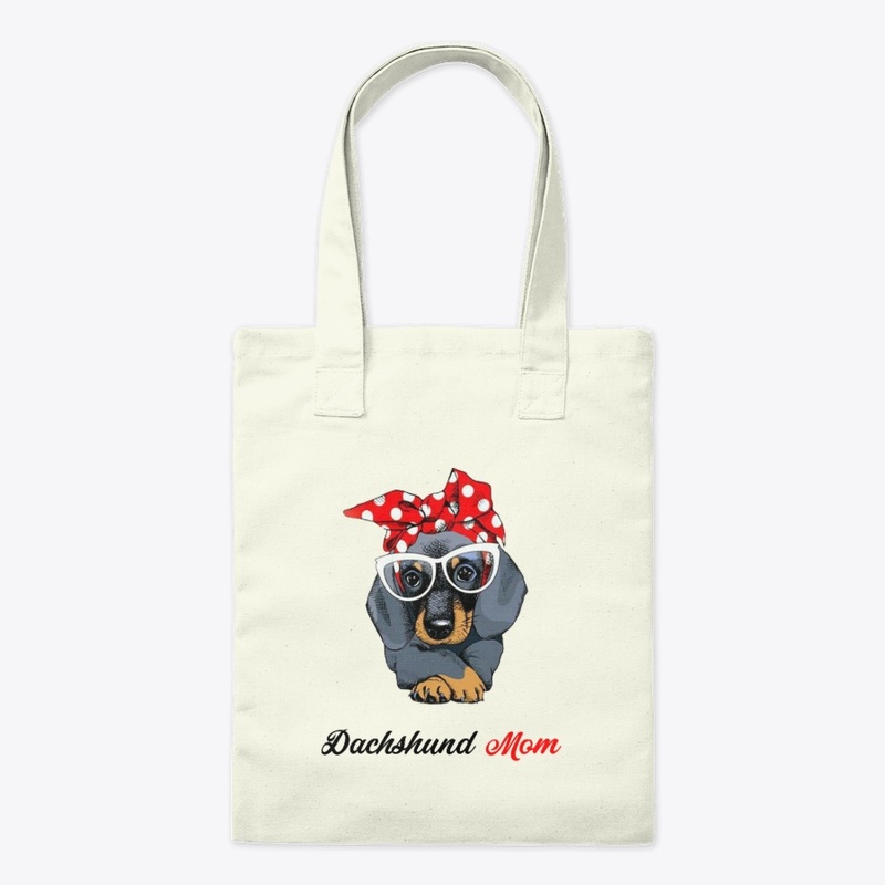 Vintage Dachshund Puppy Mom