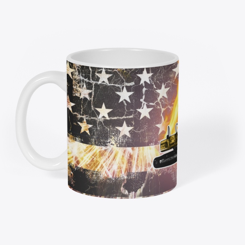 Excavator Flag Sparks