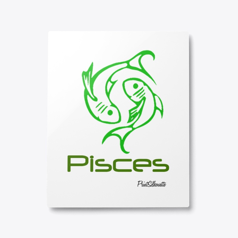 Zodiac Green Symbol - Pisces