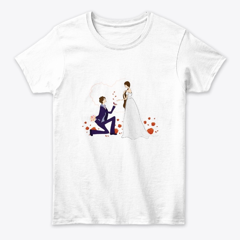 Girl Friend Proposing T Shirt