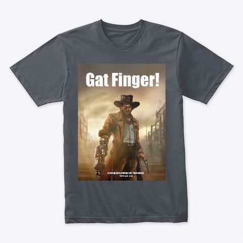 Gat Finger Heavy Metal T-Shirt Front