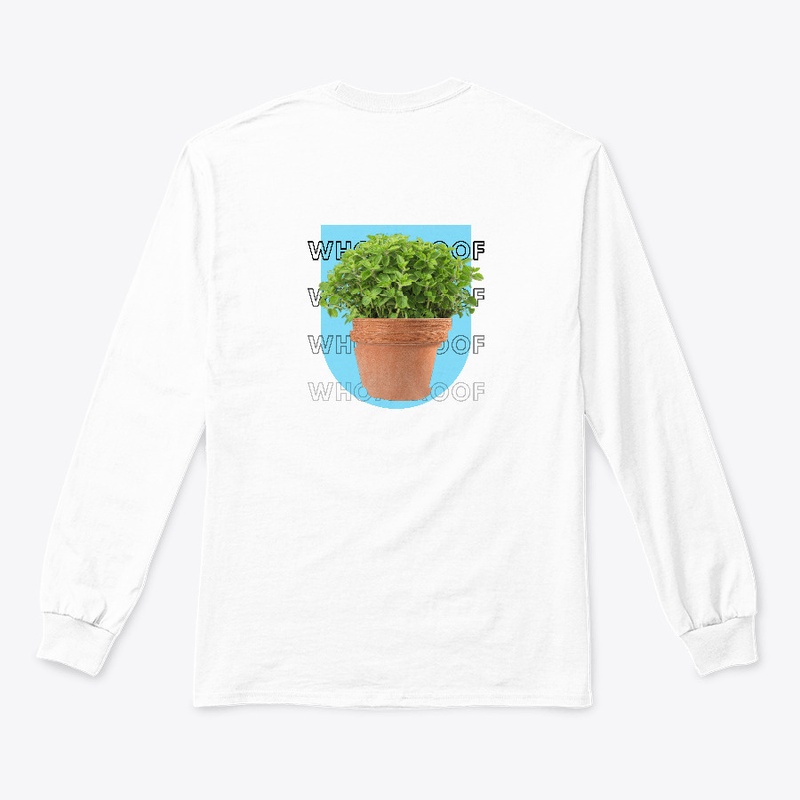 Whoaproof, Organo plant, Blue background