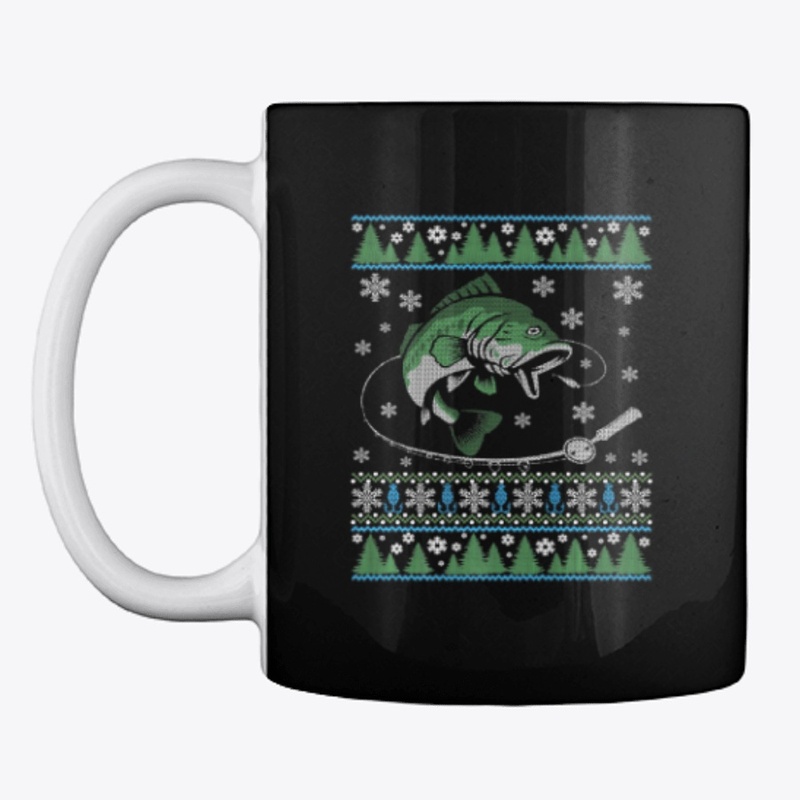 Ugly FISHING Christmas Bass Fish Apparel
