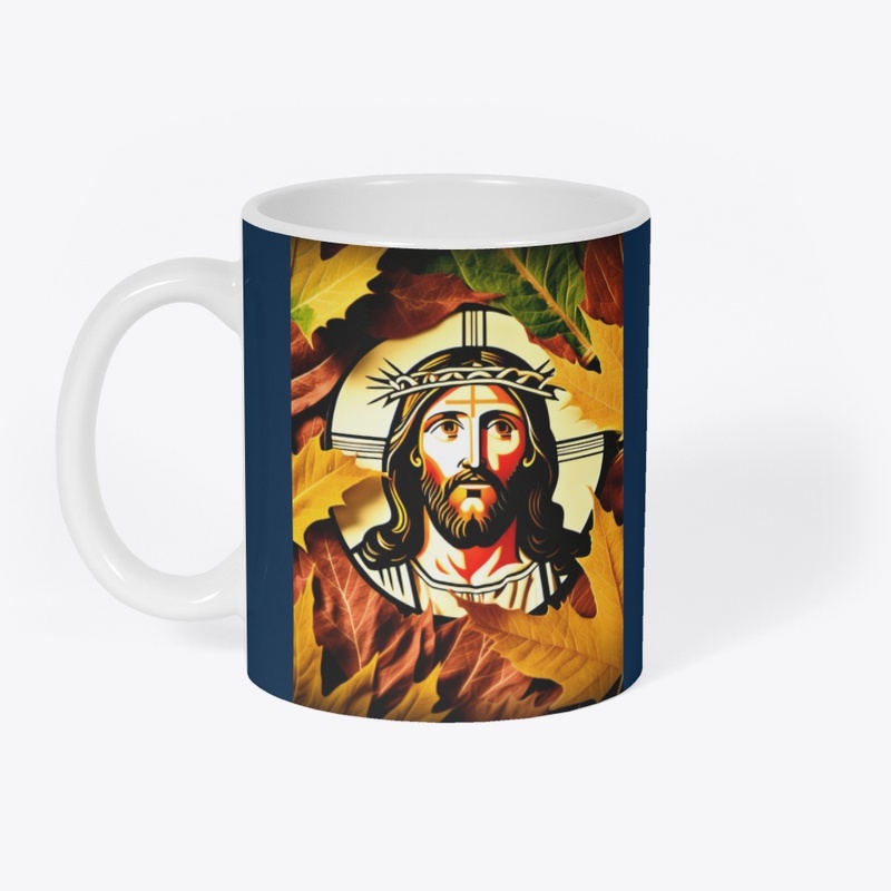 Jesus on the Leaf graphic shirt