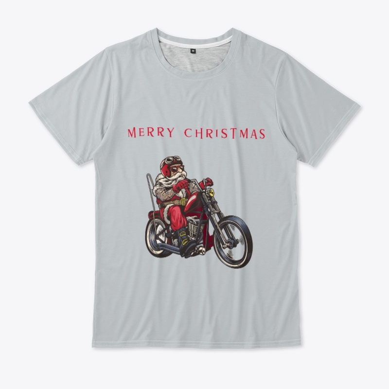 MERRY CHRISTMAS  BIKER SANTA