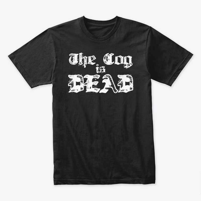 The Cog is Dead - Printing Press logo