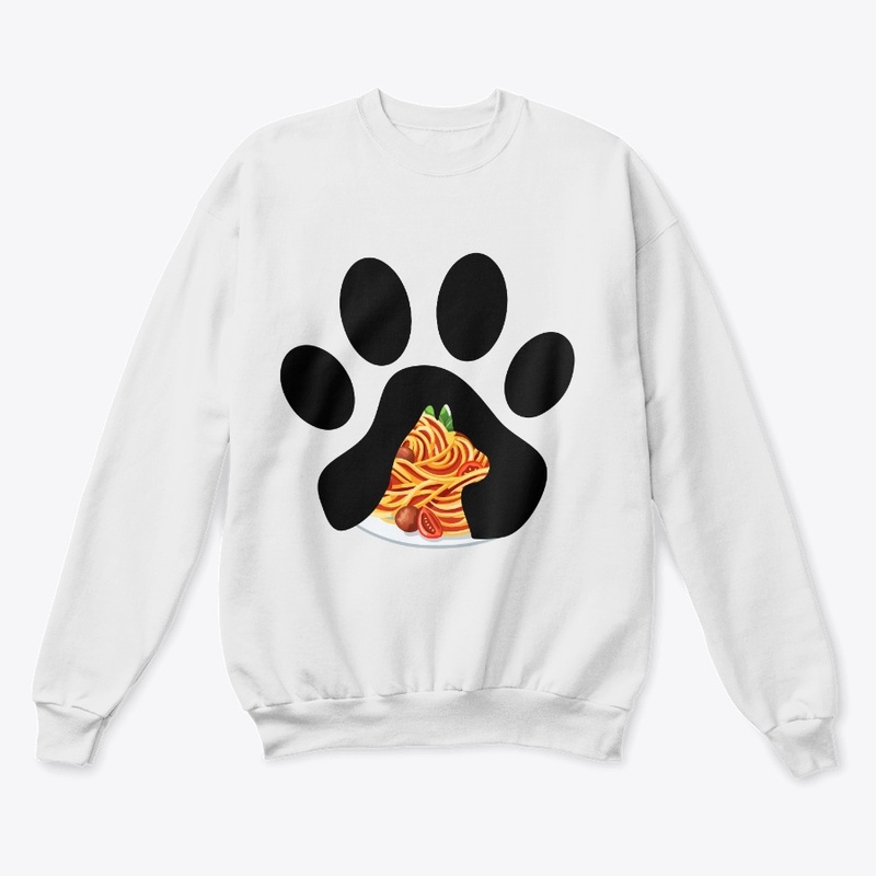 cat with spaghetti classic tshirt