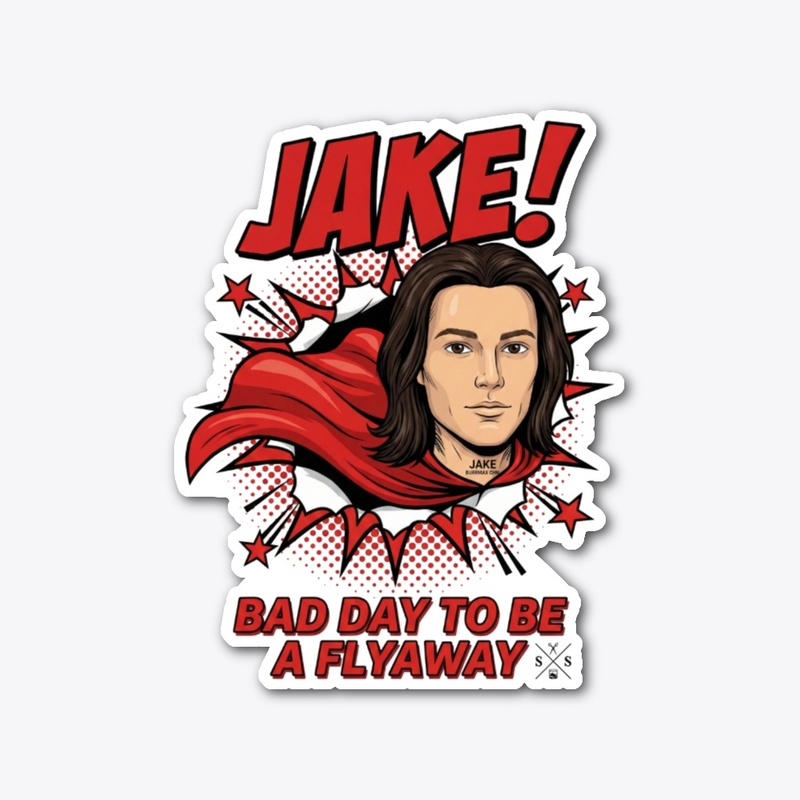 JAKE! Superhero Sticker