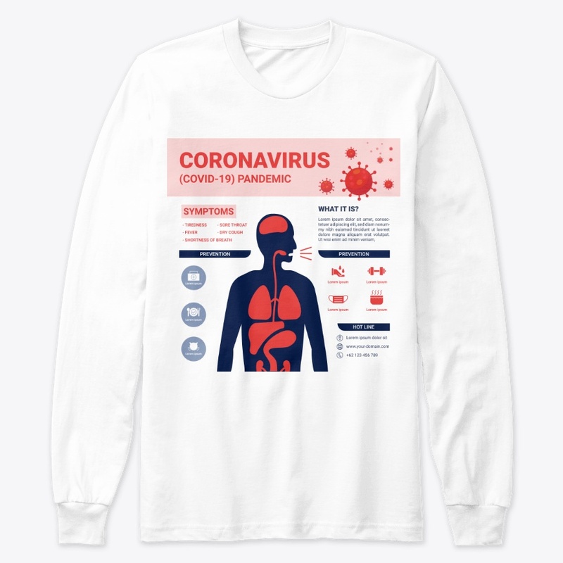 T-shirt Coronavirus, go away!!!
