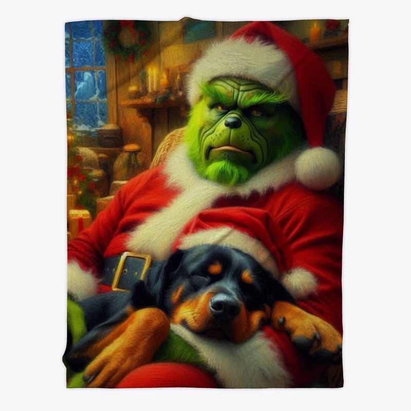 Rottweiler Christmas Eve