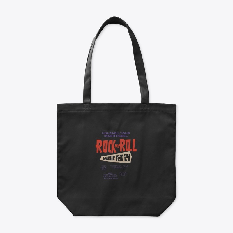 Rock And Roll Text art T-shirt design