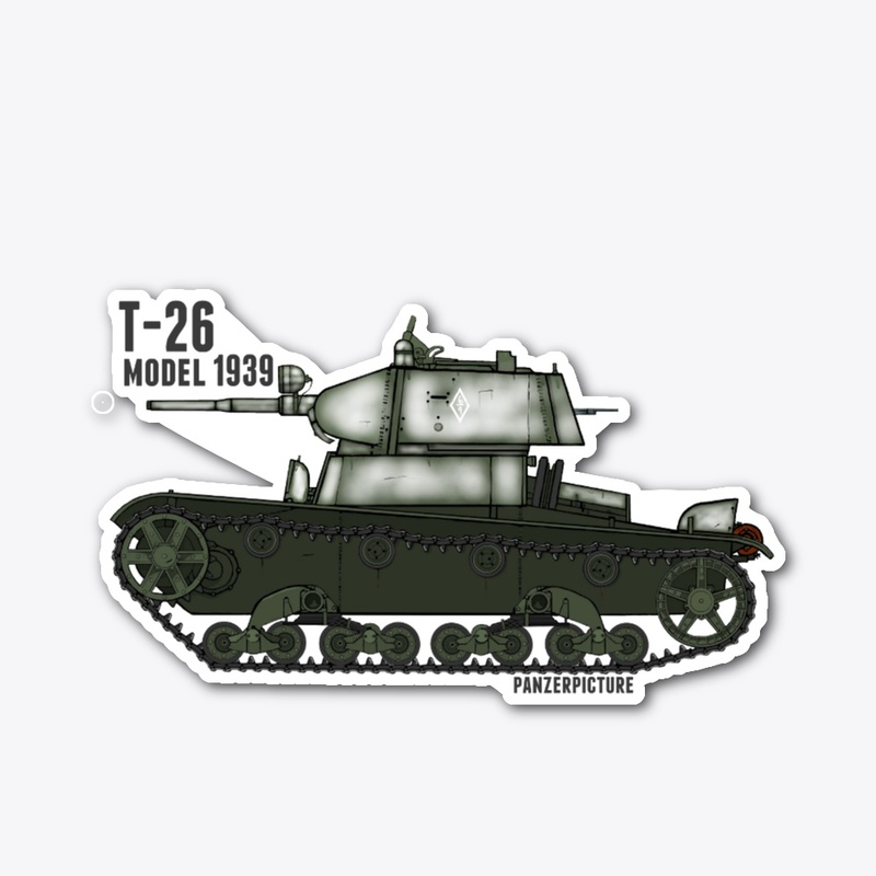 T-26 model 1939 Winter. T-Shirt