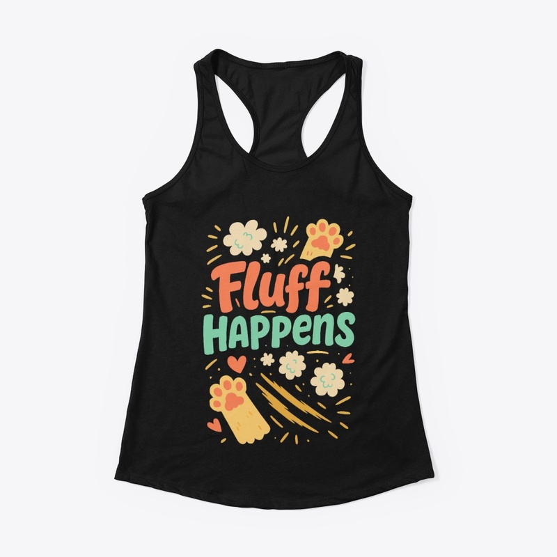 Fluff Happens – Maine Coon Cat Quote 