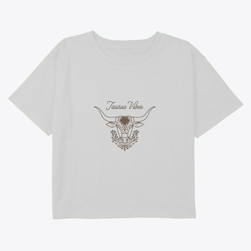 Taurus Vibes Stylish Zodiac Tee
