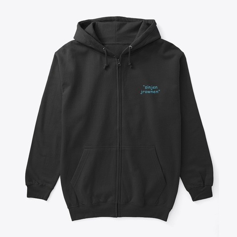 Sinjin Drowning Merch Black Kaos Front