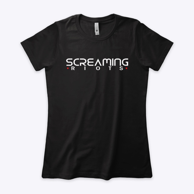 Screaming Riots White Logo