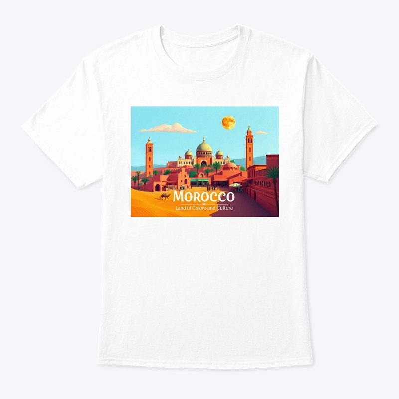 Morocco Vibrant Cityscape Art