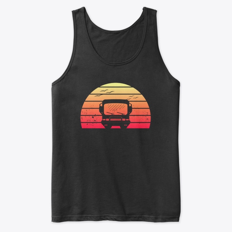 Classic Motorhome Silhouette Sunset Gift