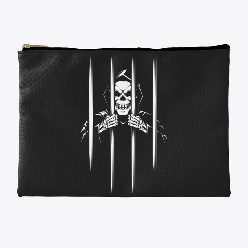 The grim skull in prison