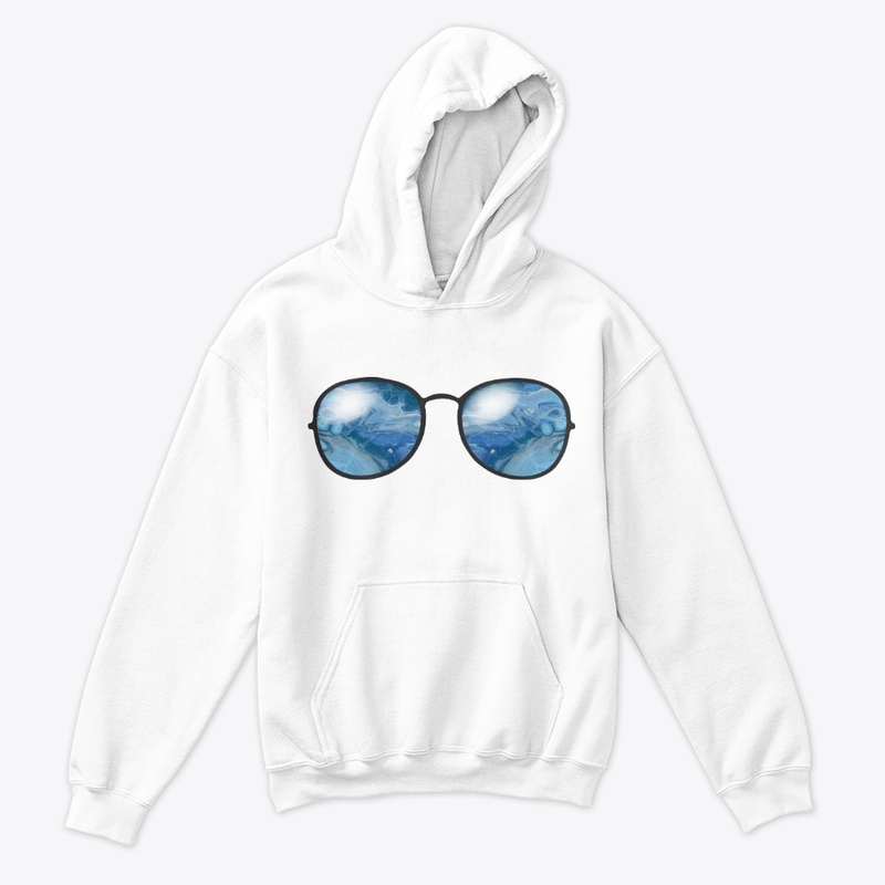 Marbled Glasses - Blue