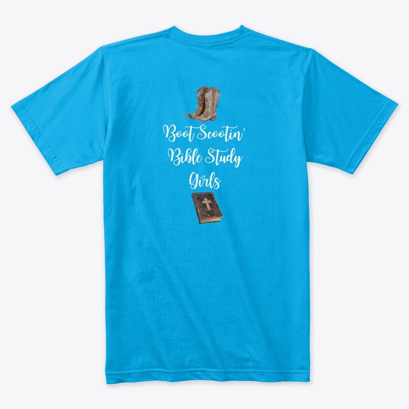Boot scootin bible study white
