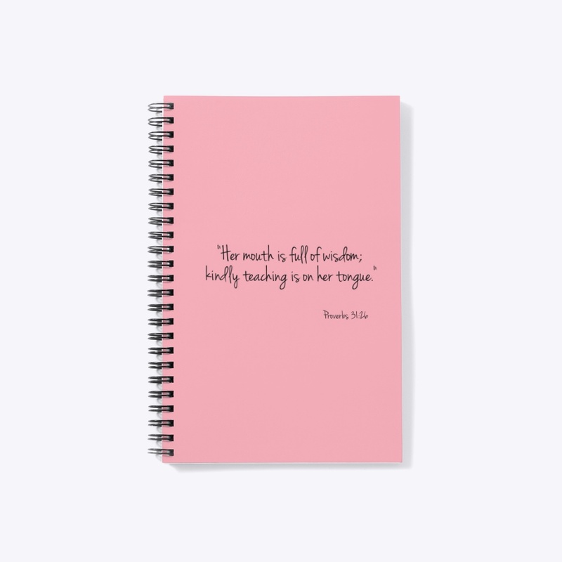 "Her mouth is full of wisdom..."