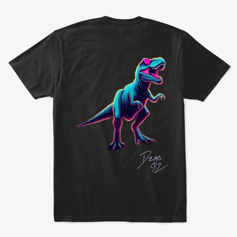 Demo Logo Shirt Black Camiseta Back