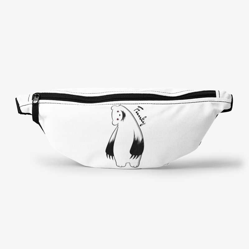 Funky Mascot White Fanny Pack
