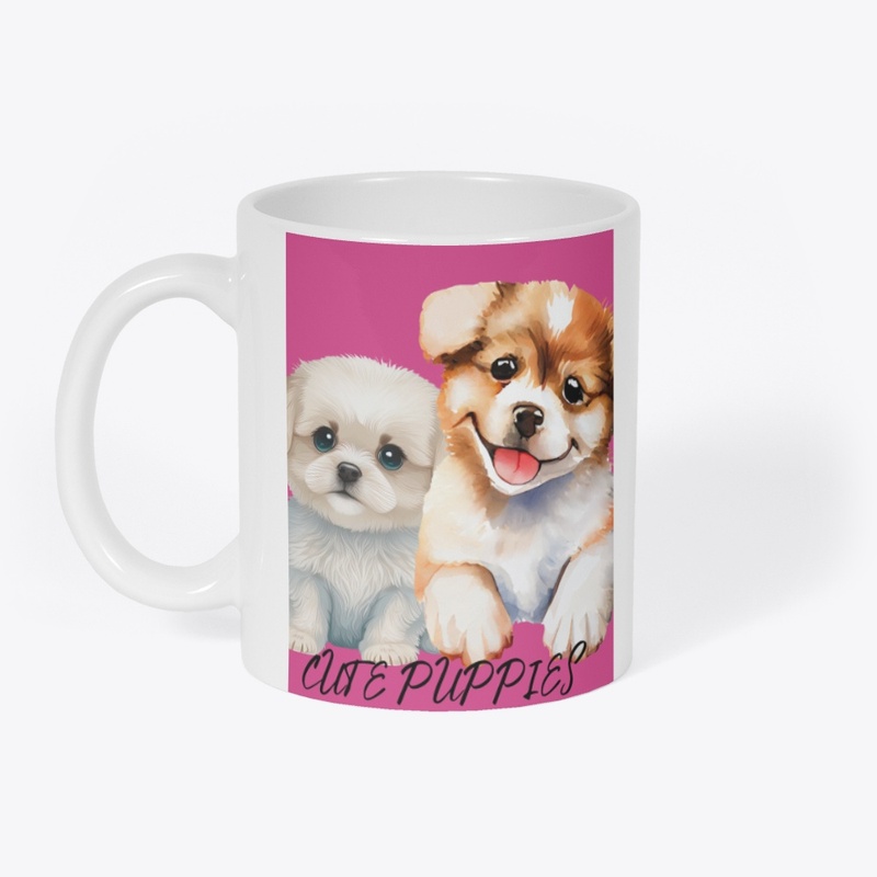 cute puppies women's comfort tee