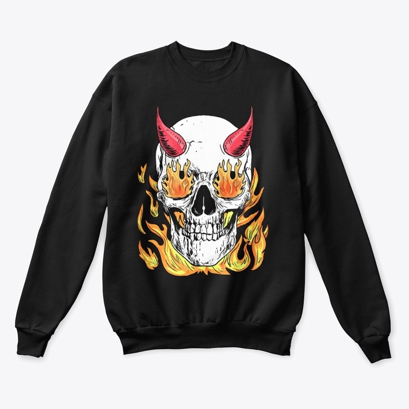 SKULL ON FIRE